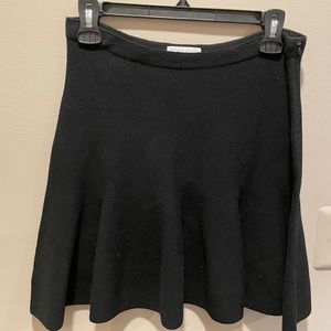 1.State black a line mini swing skirt